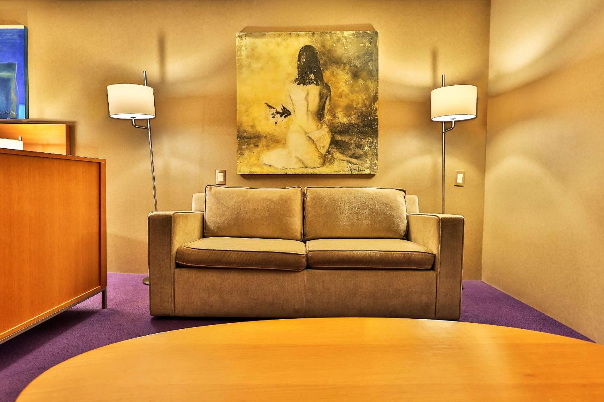 Camino Real Santa Fe Hotell Mexico by Eksteriør bilde A painting by the artist