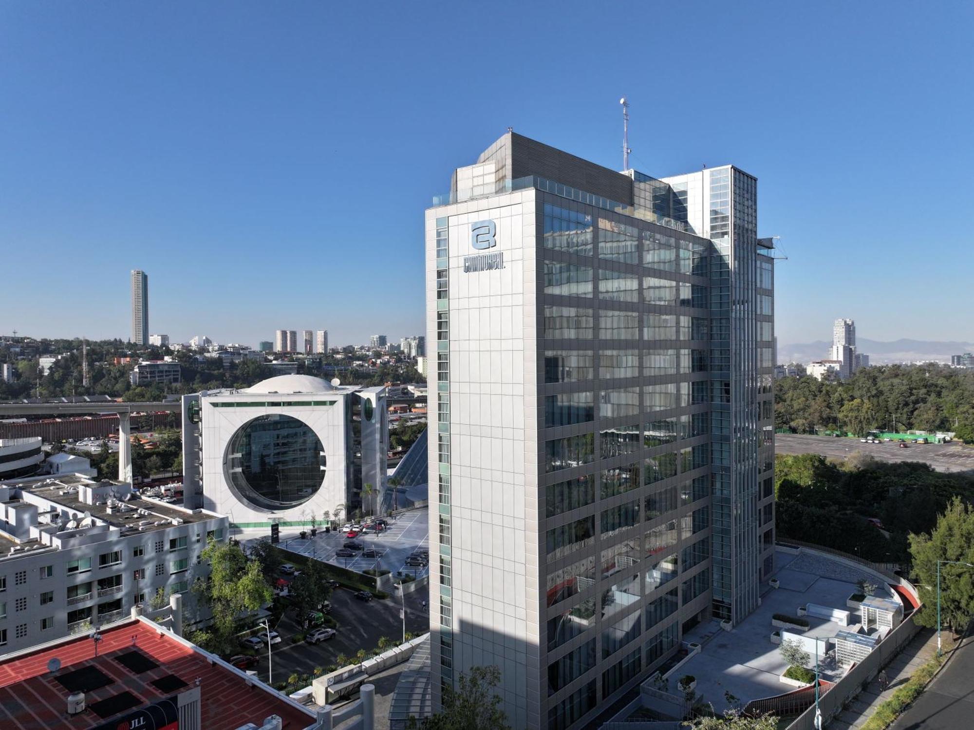 Camino Real Santa Fe Hotell Mexico by Eksteriør bilde Headquarters of the National Institute of Statistics and Geography in Mexico City